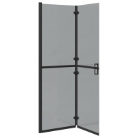 Produktbild för Walk-In duschvägg Svart 120 x 6,5 x 190 cm