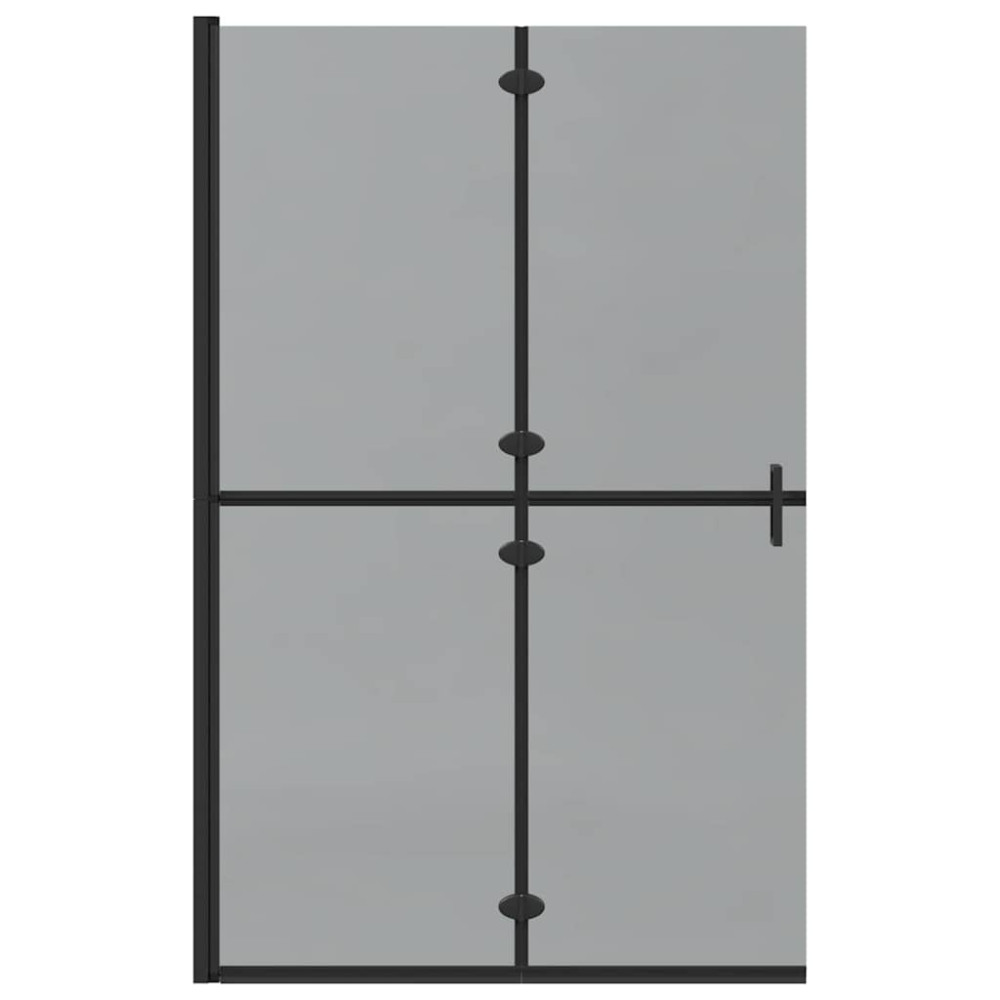 Produktbild för Walk-In duschvägg Svart 120 x 6,5 x 190 cm
