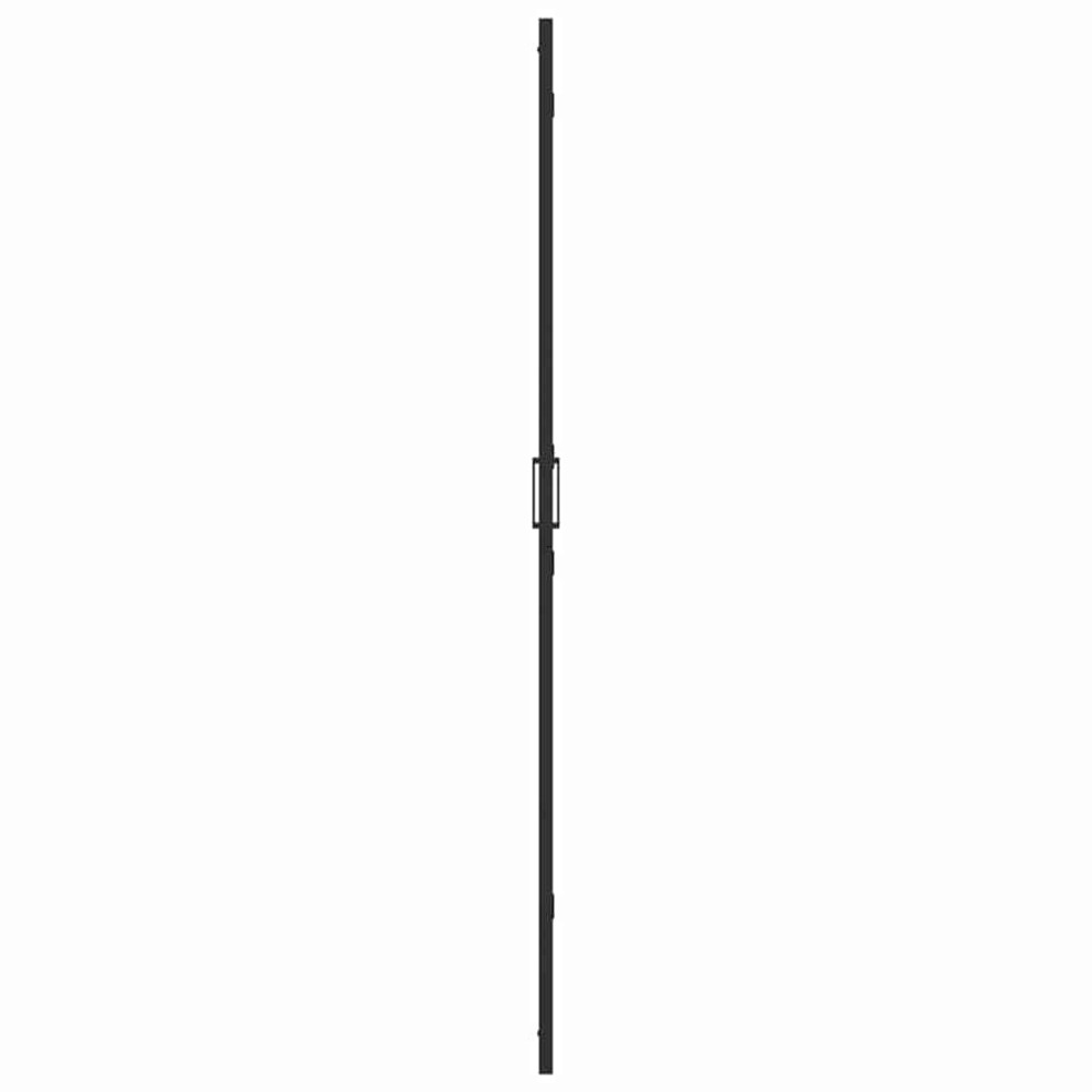 Produktbild för Walk-In duschvägg Svart 120 x 6,5 x 190 cm