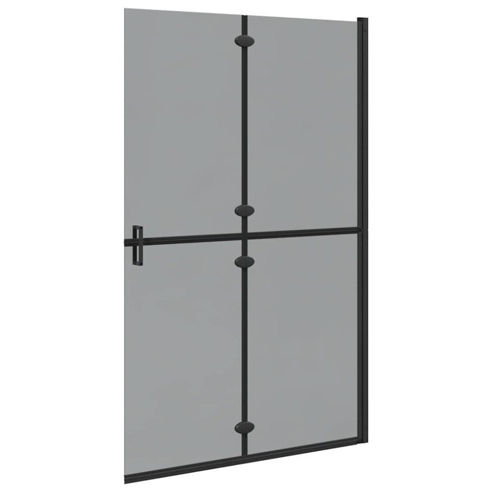 Produktbild för Walk-In duschvägg Svart 120 x 6,5 x 190 cm