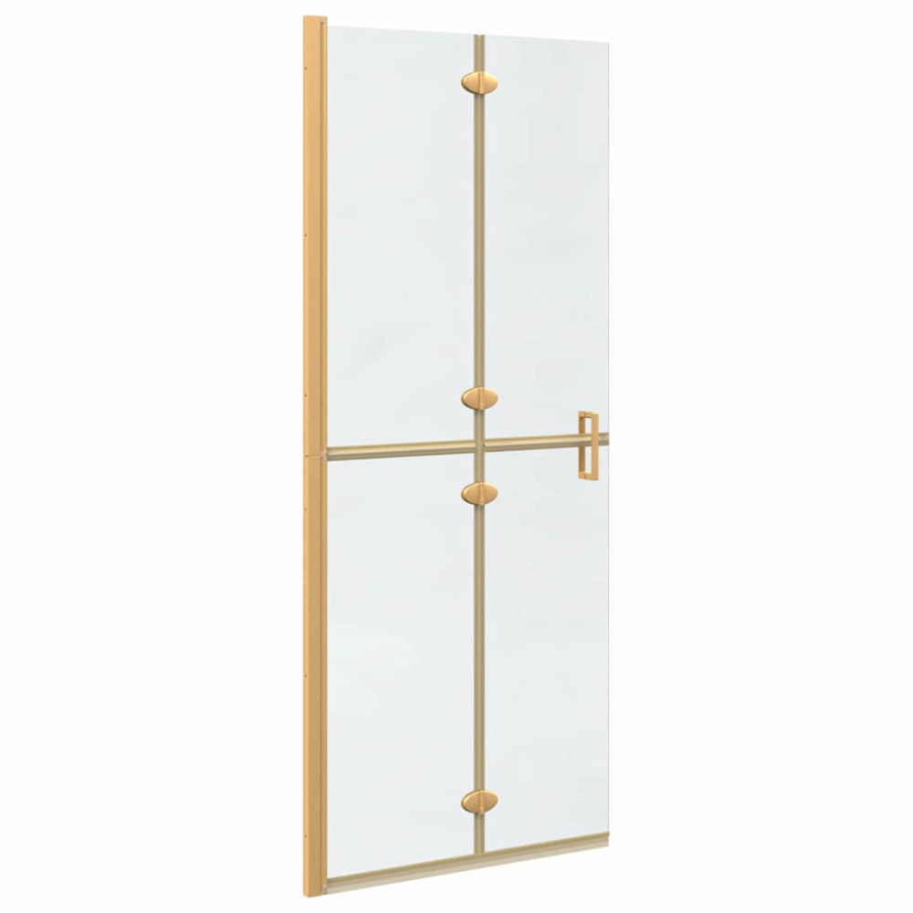 Produktbild för Walk-In duschvägg Guld 80 x 6,5 x 190 cm