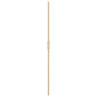 Produktbild för Walk-In duschvägg Guld 90 x 6.5 x 190 cm