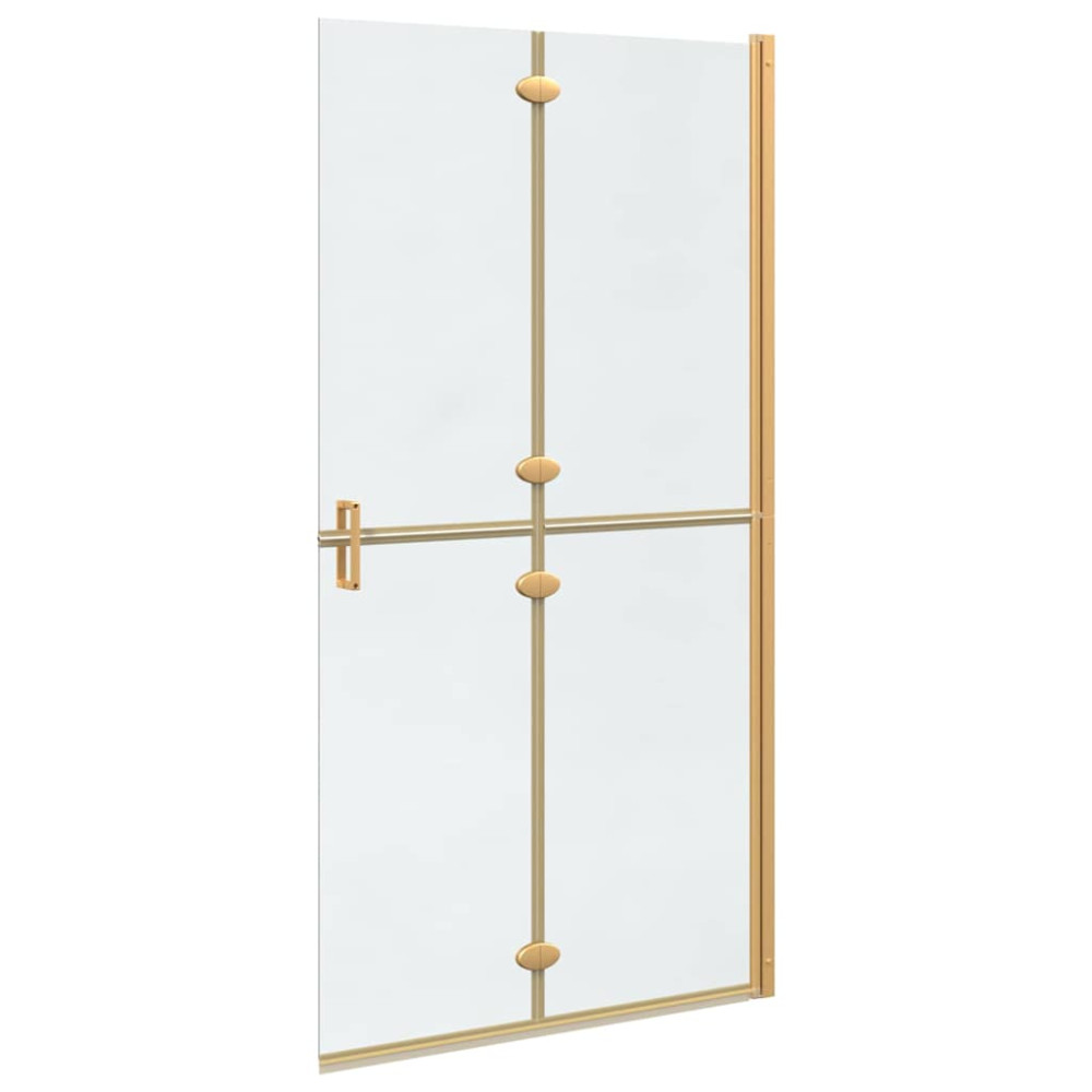 Produktbild för Walk-In duschvägg Guld 100 x 6,5 x 190 cm