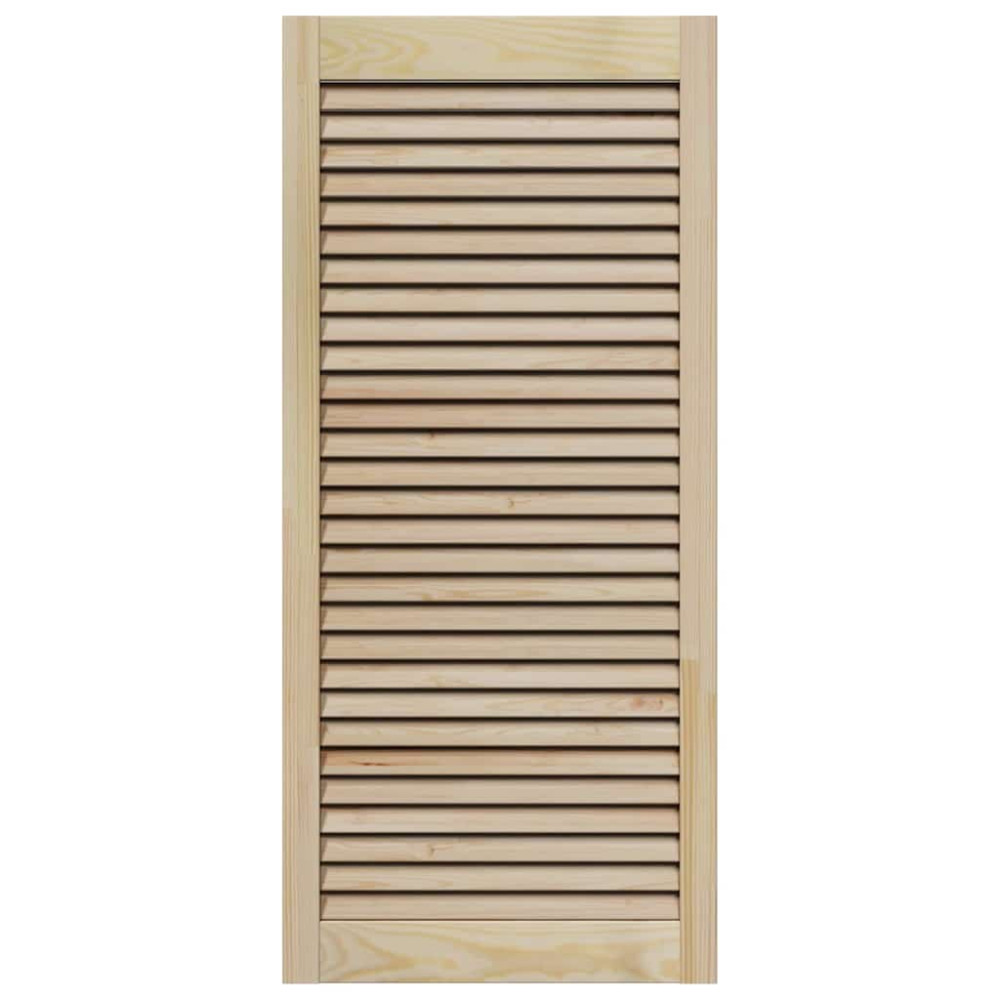 Produktbild för Skåpdörr med dörr Naturfärg 49,5 x 2,1 x 110 cm Massiv furu
