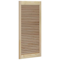 Produktbild för Skåpdörr med dörr Naturfärg 49,5 x 2,1 x 110 cm Massiv furu