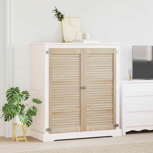 vidaXL Skåpdörr 2 pcs Naturfärg 49,5 x 2,1 x 110 cm Massiv furu