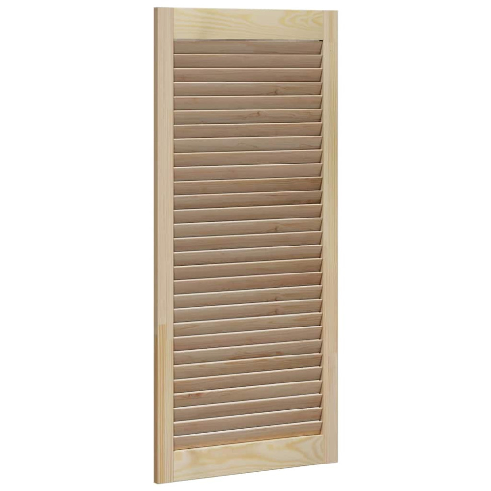 Produktbild för Skåpdörr 2 pcs Naturfärg 49,5 x 2,1 x 110 cm Massiv furu