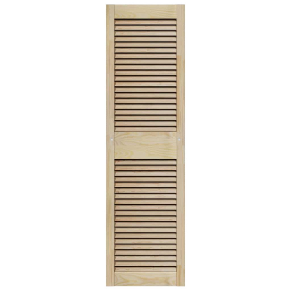 Produktbild för Skåpdörr med dörr Naturfärg 140,5 x 2,1 x 39,5 cm Massiv furu