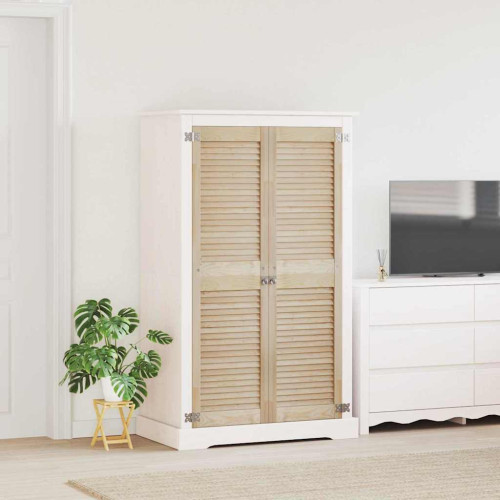vidaXL Skåpdörr 2 pcs Naturfärg 140,5 x 2,1 x 39,5 cm Massiv furu