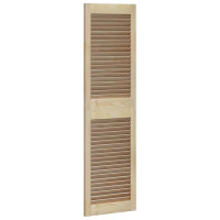 Produktbild för Skåpdörr 2 pcs Naturfärg 140,5 x 2,1 x 39,5 cm Massiv furu