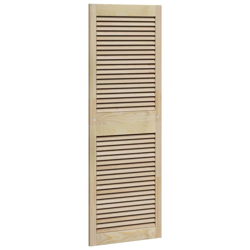 Produktbild för Skåpdörr 2 pcs Naturfärg 49,5 x 2,1 x 140,5 cm Massiv furu