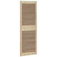 Produktbild för Skåpdörr 2 pcs Naturfärg 49,5 x 2,1 x 140,5 cm Massiv furu