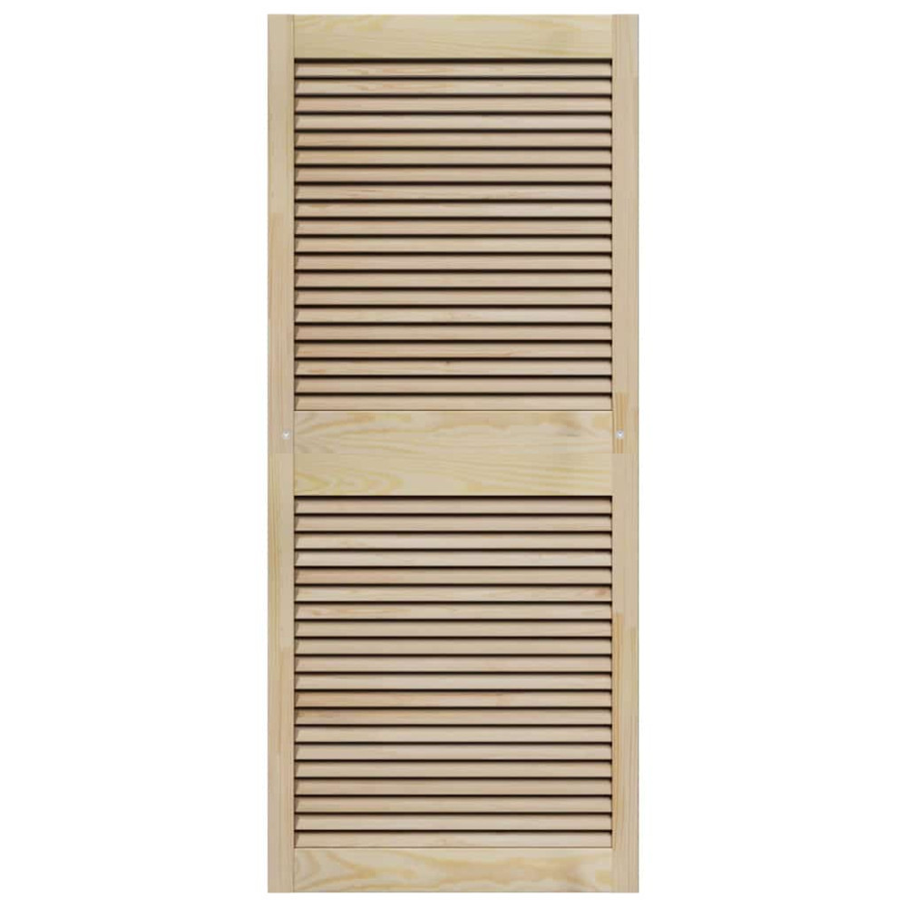 Produktbild för Skåpdörr med dörr Naturfärg 140,5 x 2,1 x 59,5 cm Massiv furu