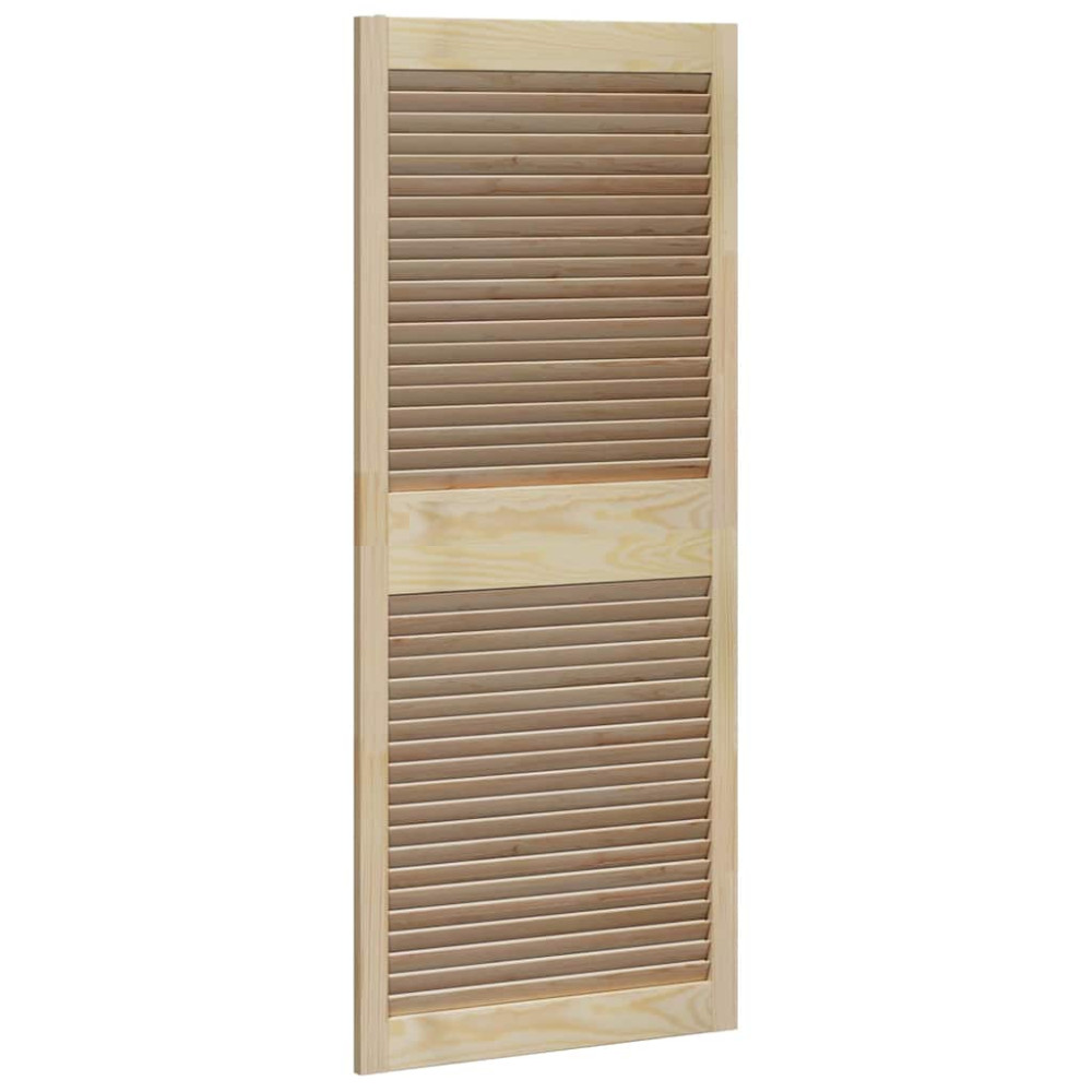 Produktbild för Skåpdörr med dörr Naturfärg 140,5 x 2,1 x 59,5 cm Massiv furu