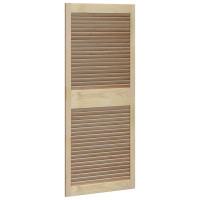 Produktbild för Skåpdörr med dörr Naturfärg 140,5 x 2,1 x 59,5 cm Massiv furu