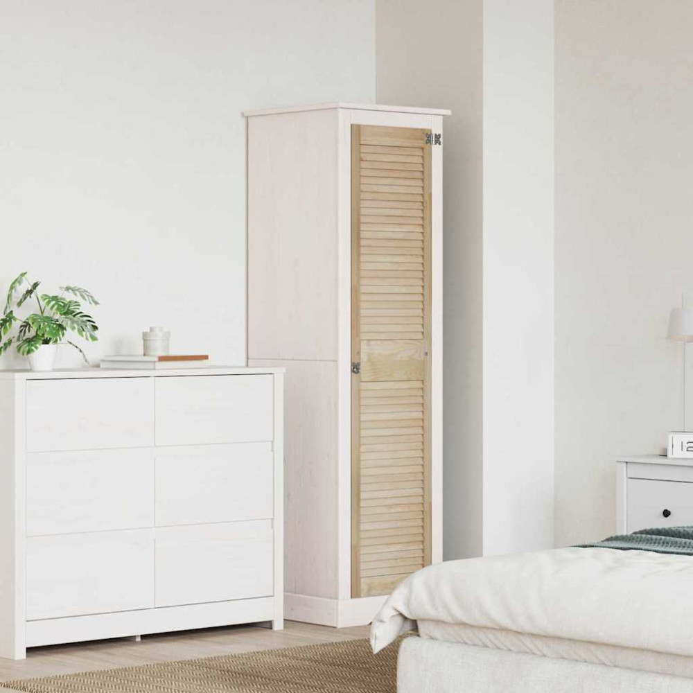 Produktbild för Skåpdörr med dörr Naturfärg 170 x 2,1 x 39,5 cm Massiv furu
