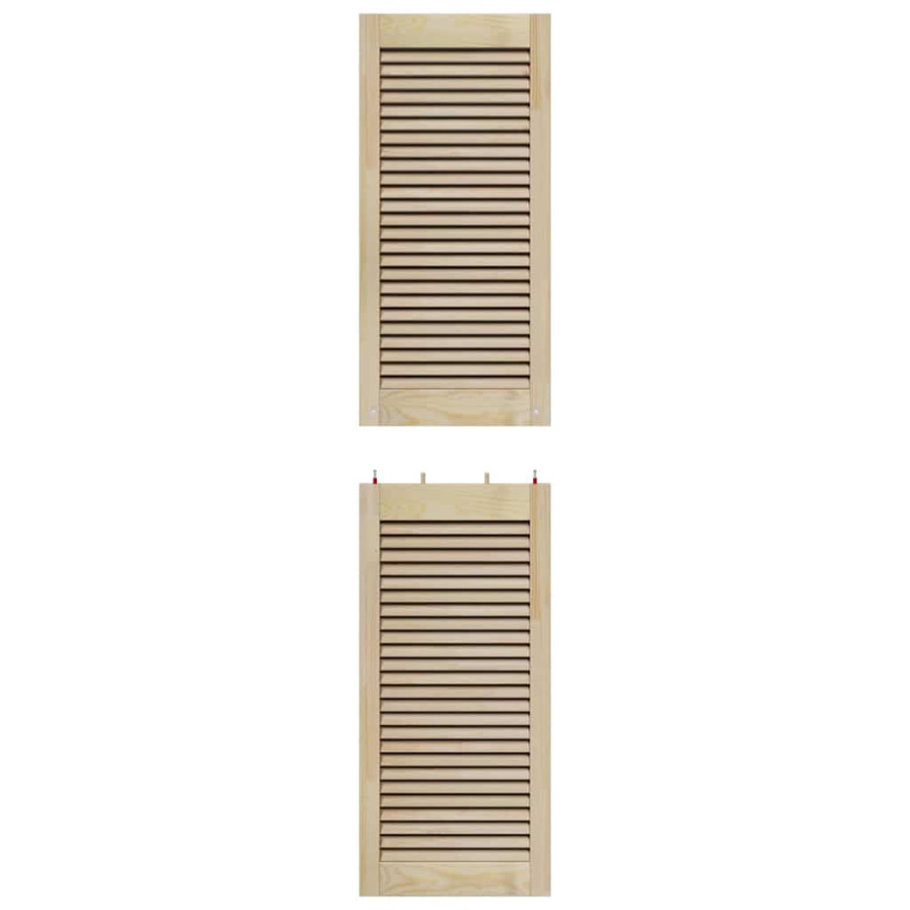 Produktbild för Skåpdörr med dörr Naturfärg 170 x 2,1 x 39,5 cm Massiv furu