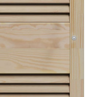 Produktbild för Skåpdörr med dörr Naturfärg 170 x 2,1 x 39,5 cm Massiv furu