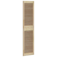 Produktbild för Skåpdörr 2 pcs Naturfärg 170 x 2,1 x 39,5 cm Massiv furu