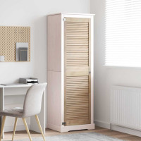 Produktbild för Skåpdörr med dörr Naturfärg 170 x 2,1 x 49,5 cm Massiv furu