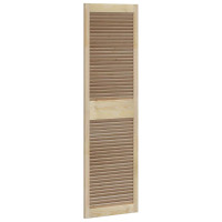 Produktbild för Skåpdörr med dörr Naturfärg 170 x 2,1 x 49,5 cm Massiv furu