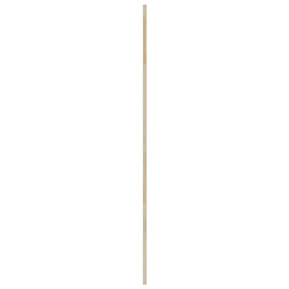 Produktbild för Skåpdörr 2 pcs Naturfärg 170 x 2,1 x 49,5 cm Massiv furu