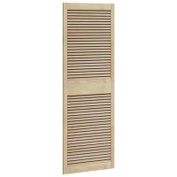 Produktbild för Skåpdörr med dörr Naturfärg 170 x 2,1 x 59,5 cm Massiv furu