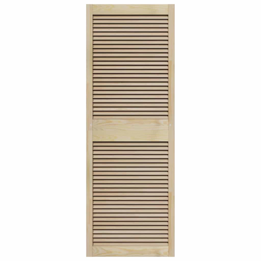 Produktbild för Skåpdörr med dörr Naturfärg 170 x 2,1 x 59,5 cm Massiv furu