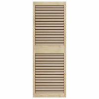 Produktbild för Skåpdörr med dörr Naturfärg 170 x 2,1 x 59,5 cm Massiv furu