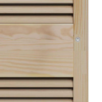Produktbild för Skåpdörr 2 pcs Naturfärg 170 x 2,1 x 59,5 cm Massiv furu