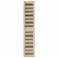 Produktbild för Skåpdörr med dörr Naturfärg 201 x 2,1 x 39,5 cm Massiv furu