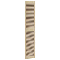 Produktbild för Skåpdörr 2 pcs Naturfärg 201 x 2,1 x 39,5 cm Massiv furu