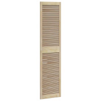 Produktbild för Skåpdörr 2 pcs Naturfärg 201 x 2,1 x 49,5 cm Massiv furu