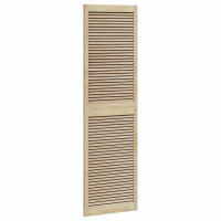 Produktbild för Skåpdörr 2 pcs Naturfärg 201 x 2,1 x 59,5 cm Massiv furu
