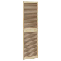 Produktbild för Skåpdörr 2 pcs Naturfärg 201 x 2,1 x 59,5 cm Massiv furu