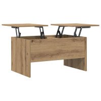 Produktbild för Kaffeebord Artisan Ek 102 x 50,5 x 46,5 cm Konstruerat trä