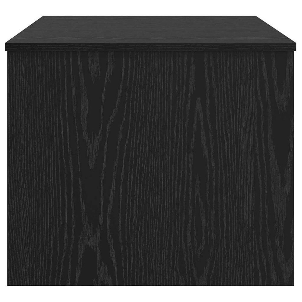 Produktbild för Kaffeebord Svart Ek 102 x 50,5 x 46,5 cm Konstruerat trä