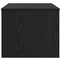 Produktbild för Kaffeebord Svart Ek 102 x 50,5 x 46,5 cm Konstruerat trä