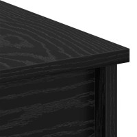 Produktbild för Kaffeebord Svart Ek 102 x 50,5 x 46,5 cm Konstruerat trä