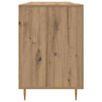 Produktbild för Skrivbord med hylla artisan ek 140 x 50 x 75 cm Konstruerat trä