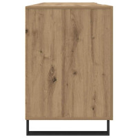 Produktbild för Skrivbord med hylla artisan ek 140 x 50 x 75 cm Konstruerat trä