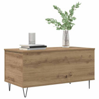 Produktbild för Kaffeebord artisan ek 90 x 44.5 x 45 cm Konstruerat trä