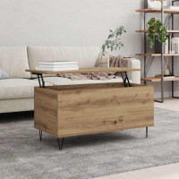 Produktbild för Kaffeebord artisan ek 90 x 44.5 x 45 cm Konstruerat trä