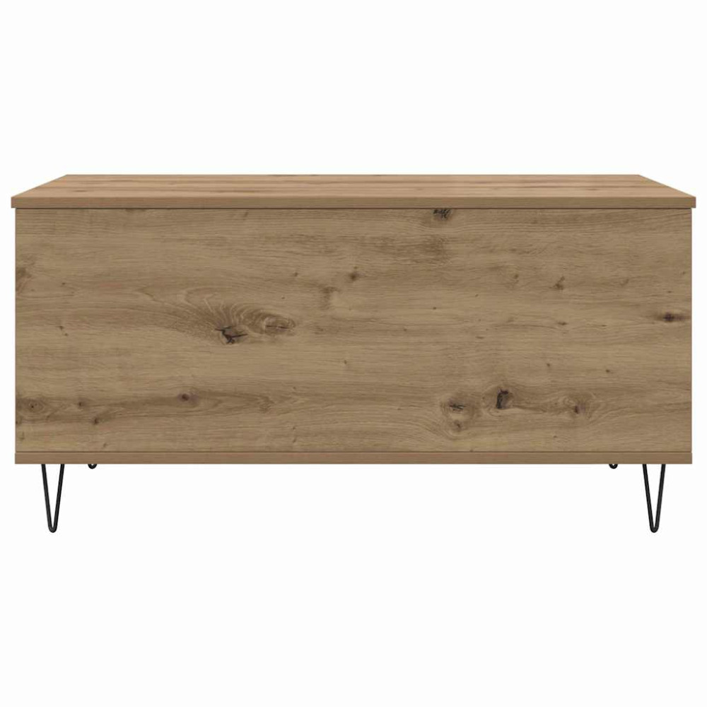 Produktbild för Kaffeebord artisan ek 90 x 44.5 x 45 cm Konstruerat trä
