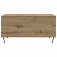 Produktbild för Kaffeebord artisan ek 90 x 44.5 x 45 cm Konstruerat trä