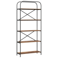 Produktbild för Hyllsystem Gammalt trä 80 x 30 x 183 cm Konstruerat trä