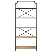 Produktbild för Hyllsystem Artisan Ek 80 x 30 x 183 cm Konstruerat trä