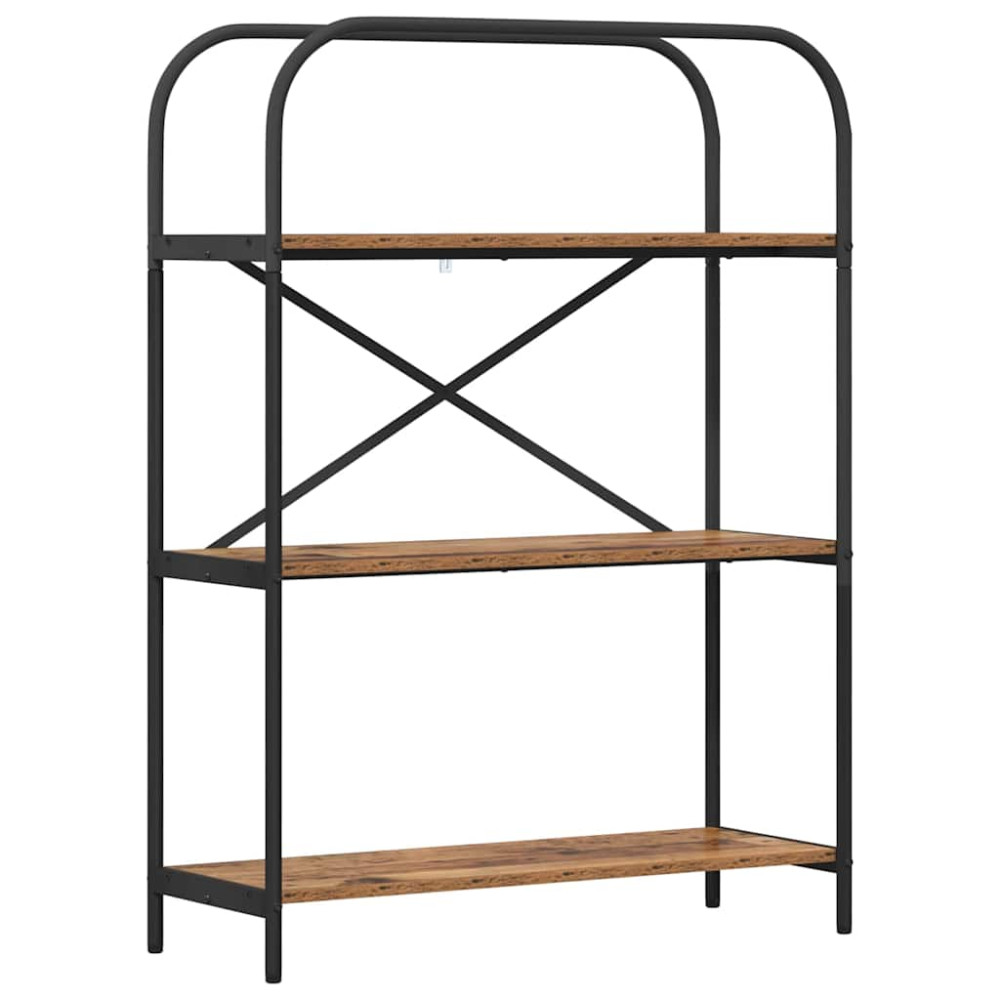 Produktbild för Hyllsystem Gammalt trä 80 x 30 x 109 cm Konstruerat trä