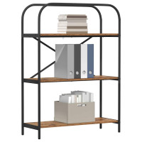 Produktbild för Hyllsystem Gammalt trä 80 x 30 x 109 cm Konstruerat trä