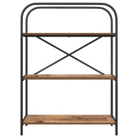 Produktbild för Hyllsystem Gammalt trä 80 x 30 x 109 cm Konstruerat trä